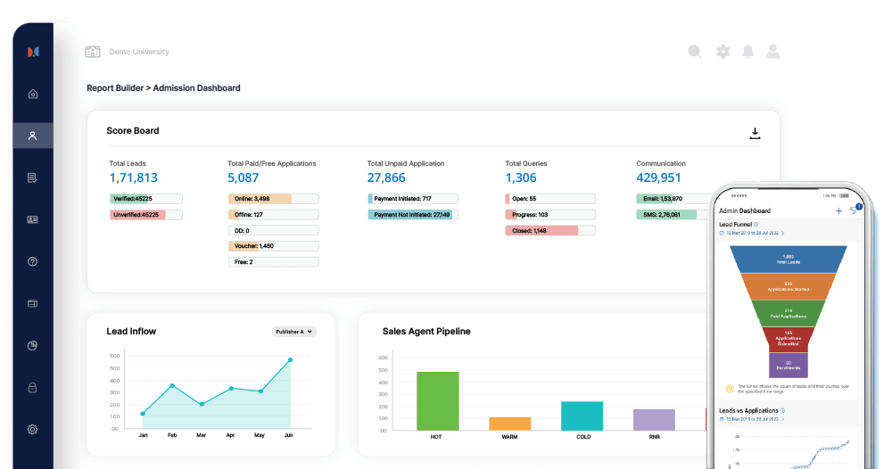 Admission Dashboard